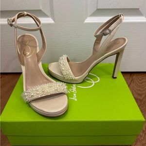 Sam Edelman Cream Pearl Heel